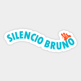 Silencio Bruno~ (Blue) Sticker